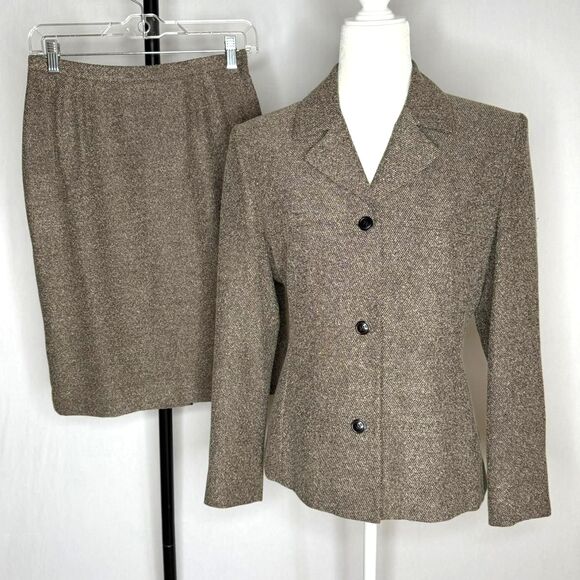 Vintage Larry Levine Blazer and Skirt Situit - Picture 1 of 8